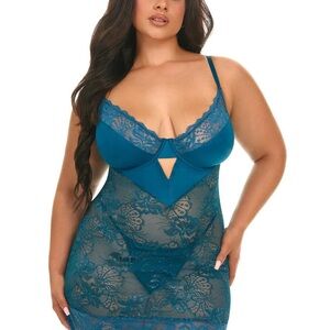 CURVY LIV LACEY BABYDOLL DRESS by Ooh La La Cheri (Paris)